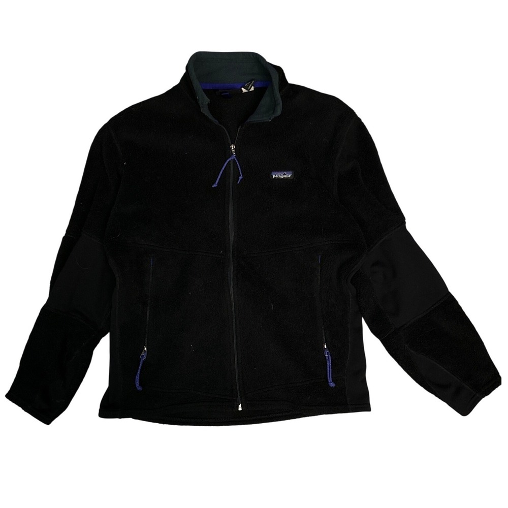 Patagonia R2 Regulator Polartec Fleece Jacket Black Mens Medium 25130 F01 USA